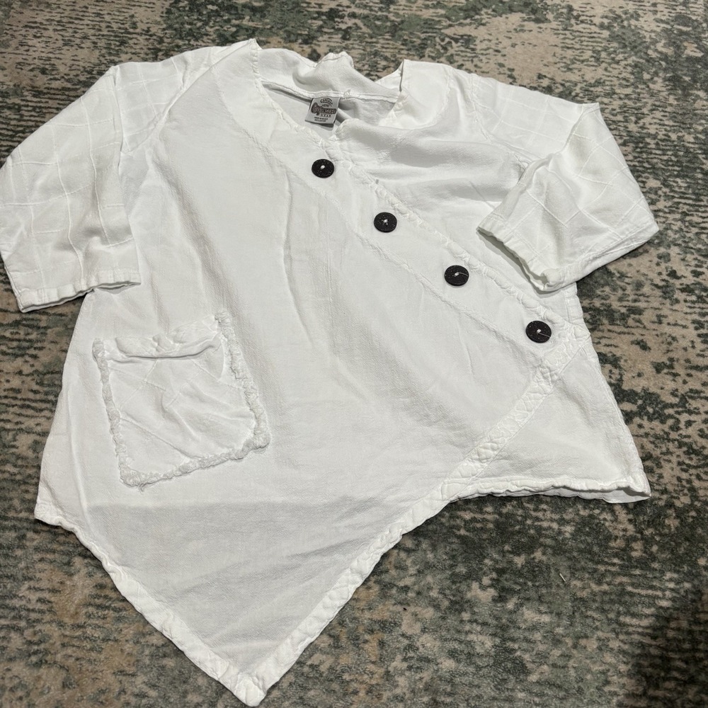 Cottonseed Wear asymmetrical top Women's Small